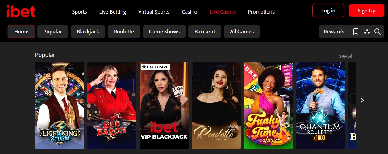 Spill live blackjack og rulett med ekte dealere